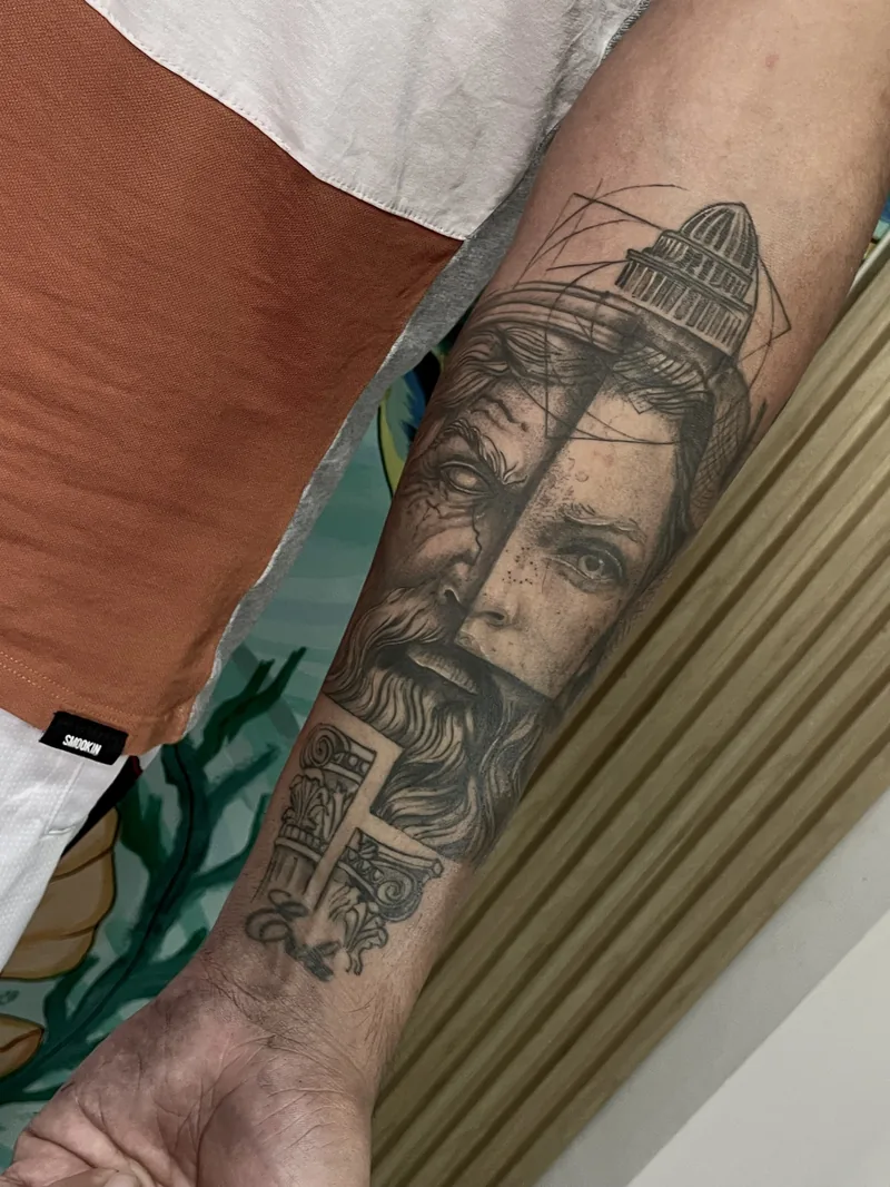 Trabajo de tatuaje neotradicional